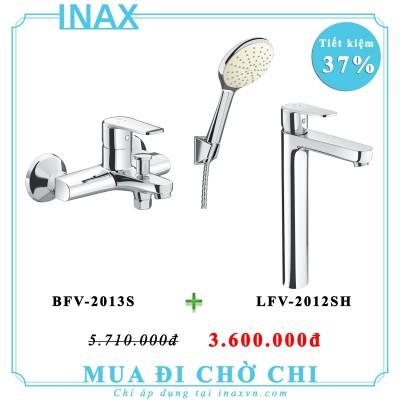 Combo vòi sen tắm inax BFV-2013S + LFV-2012SH