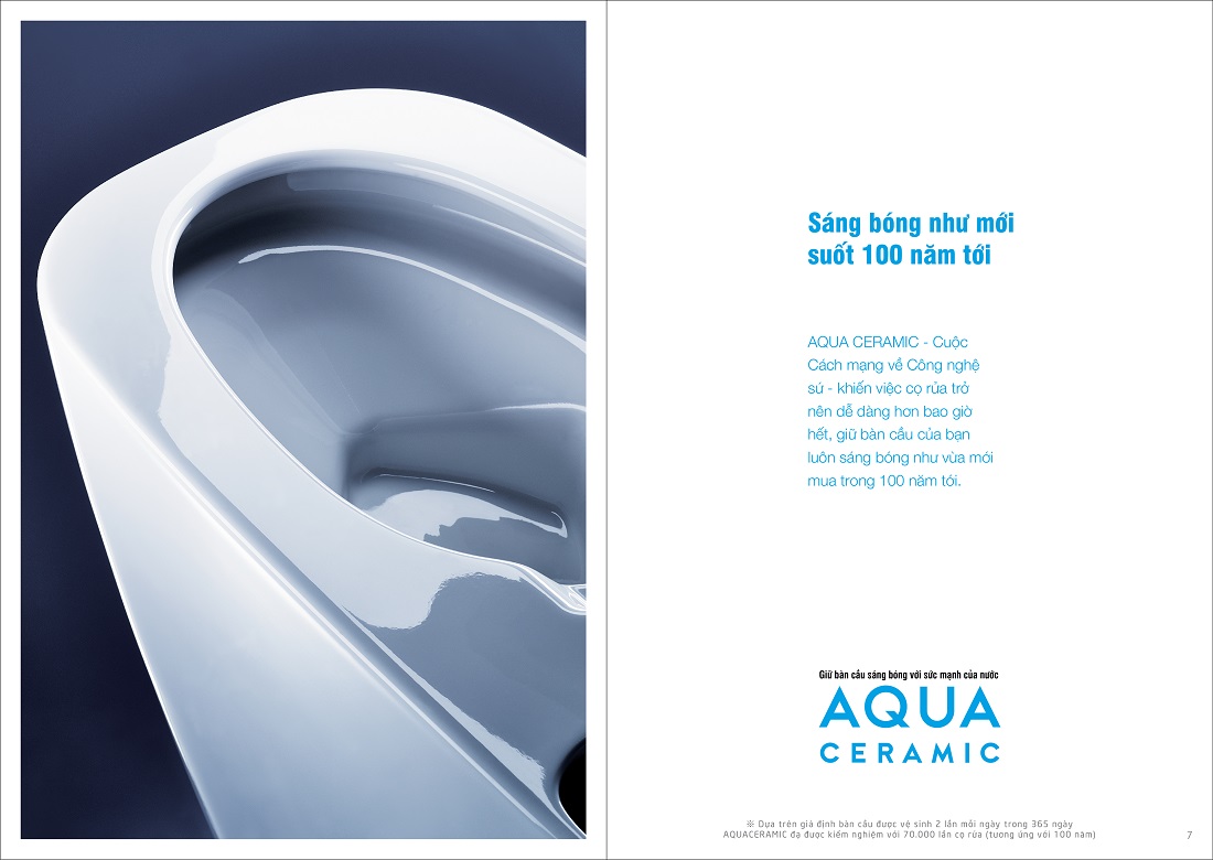 Sứ vệ sinh công nghệ Aqua Ceramic 1